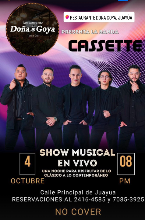 🔥 Cassette en Juayúa