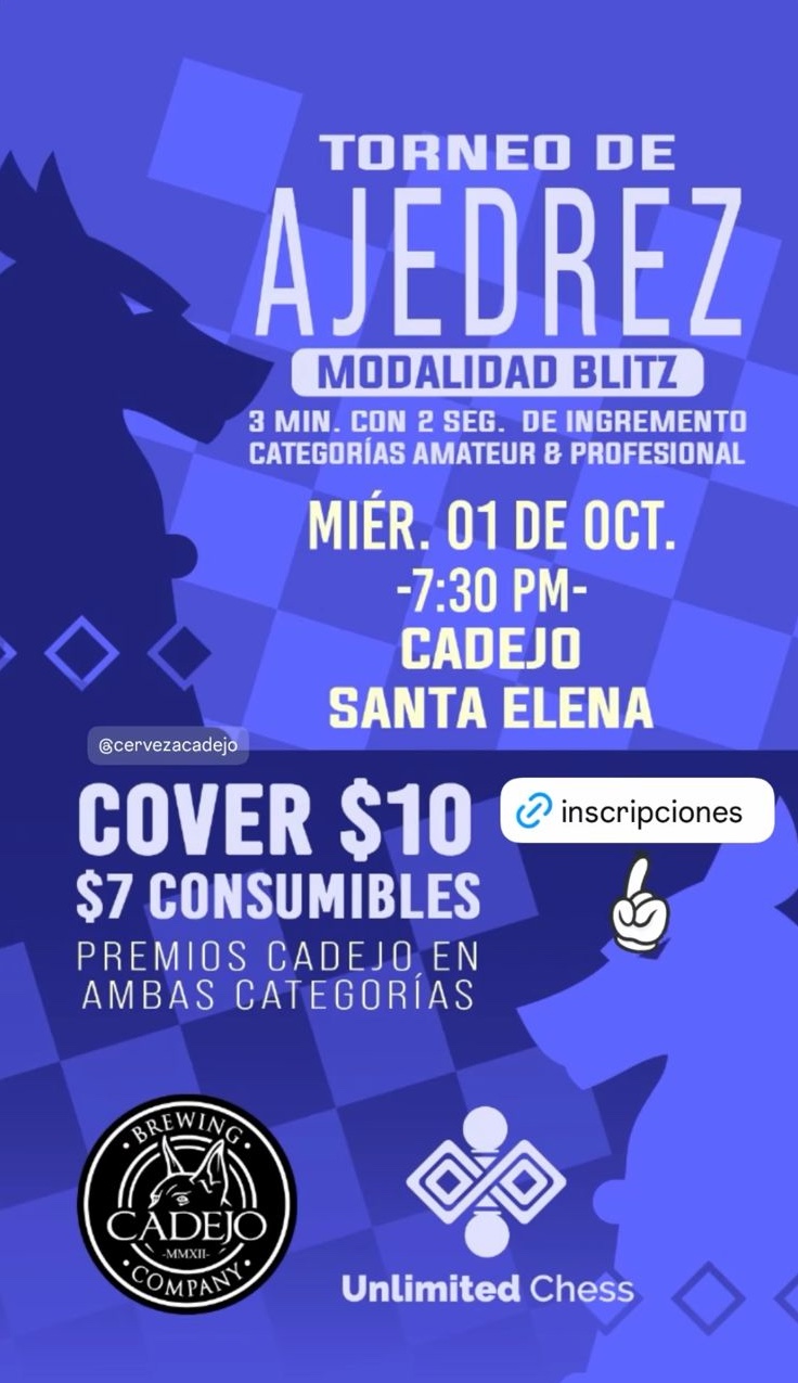Torneo de Ajedrez Blitz! ♟️🎉