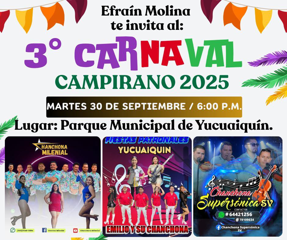  3° Carnaval Campirano 2025! 🎶🌽