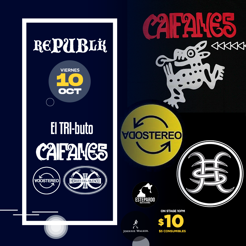 El Tri-Buto «Heroes del silencio, Soda Stereo y Caifanes»