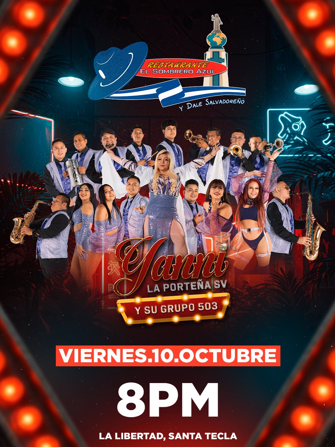 🌟 Fiesta Yanni La Porteña SV y su Grupo 503 🌟