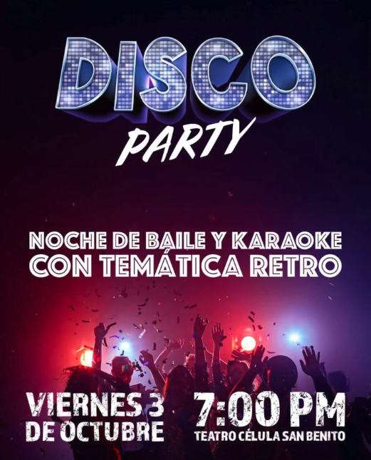 Disco Party en Teatro Célula 