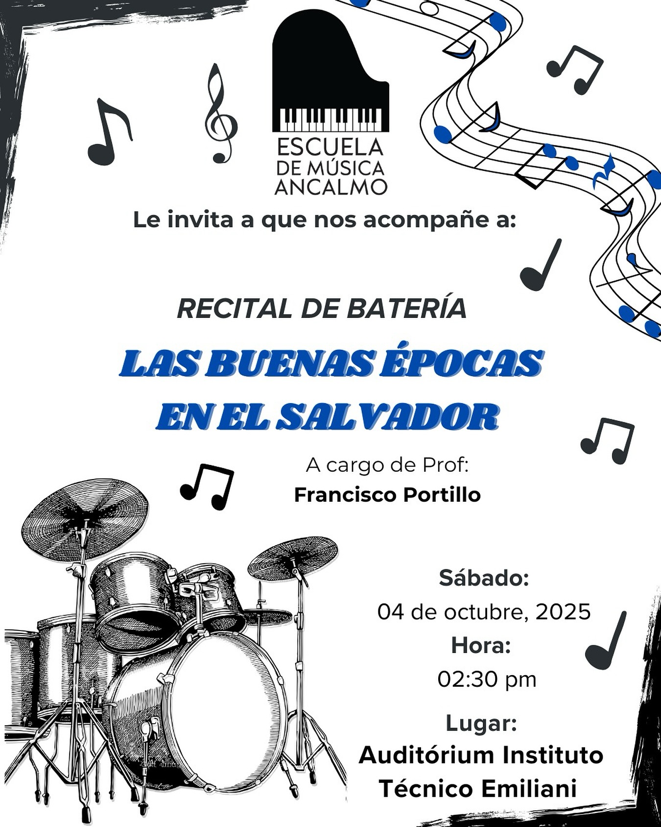 RECITAL “Las Buenas Épocas en El Salvador” 🥁 