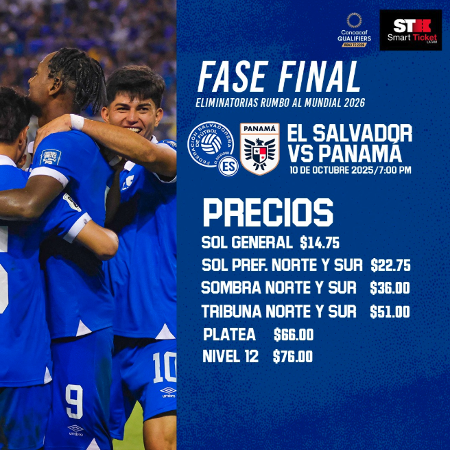 Partido de El Salvador vs Panama 