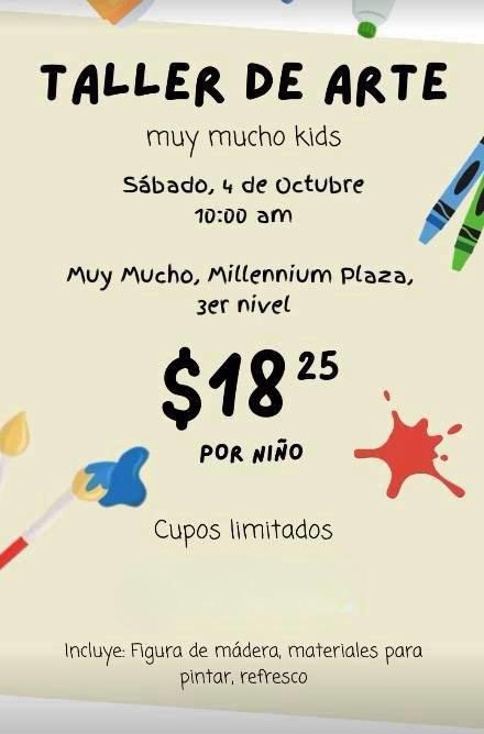🎨 ¡Taller de Arte para Niños! 🖌️