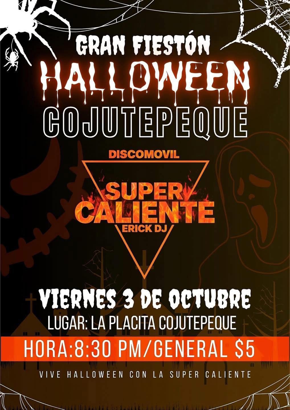 🎃👻 ¡Gran Fiestón Halloween en Cojutepeque! 👻🎃 