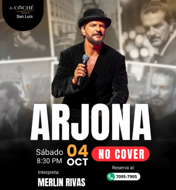 🎤 Noche de Tributo a ARJONA 