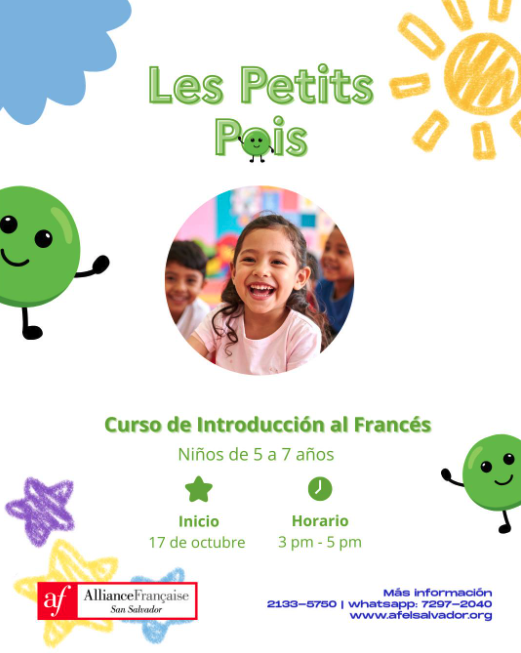 Curso “Les Petits Pois”, los niños de 5 a 7 año