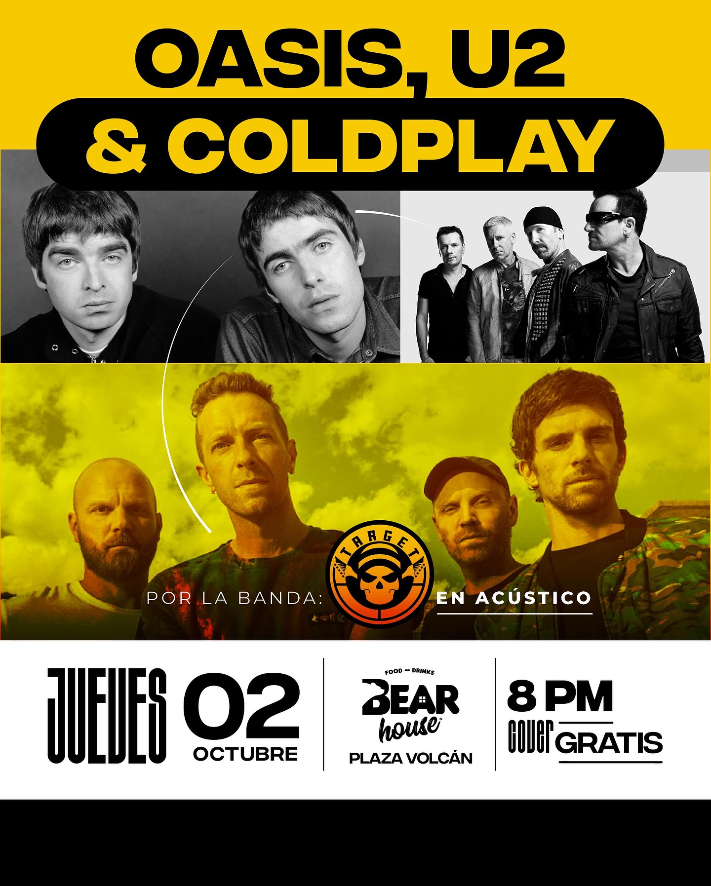 ESPECIAL OASIS, U2 & COLDPLAY