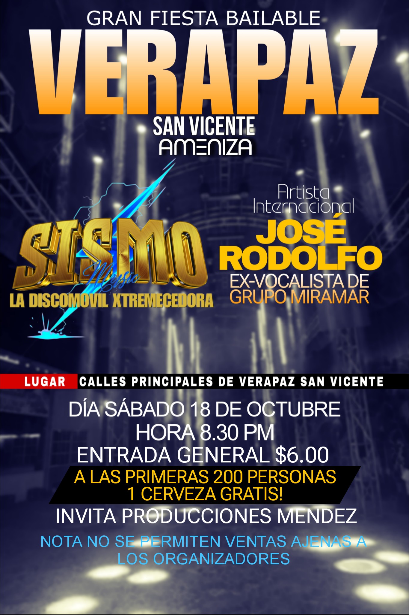 Gran Fiesta Bailable VERAPAZ 🎶