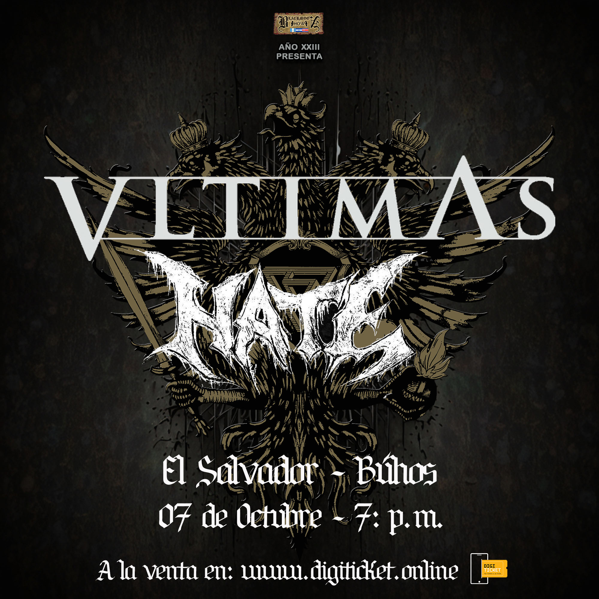 CONCIERTO DE LA BANDA VLTIMAS EN EL SALVADOR 2025
