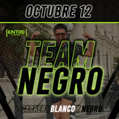 Carrera Blanco y Negro - Team Negro