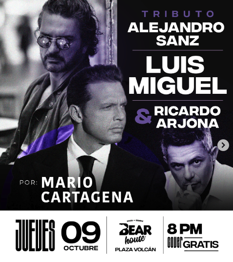 Tributo a Alejandro Sanz, Luis Miguel & Ricardo Arjona