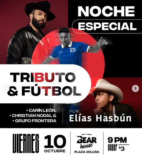 Noche Especial: Tributo & Fútbol El Salvador 🇸🇻 vs Panamá 🇵🇦