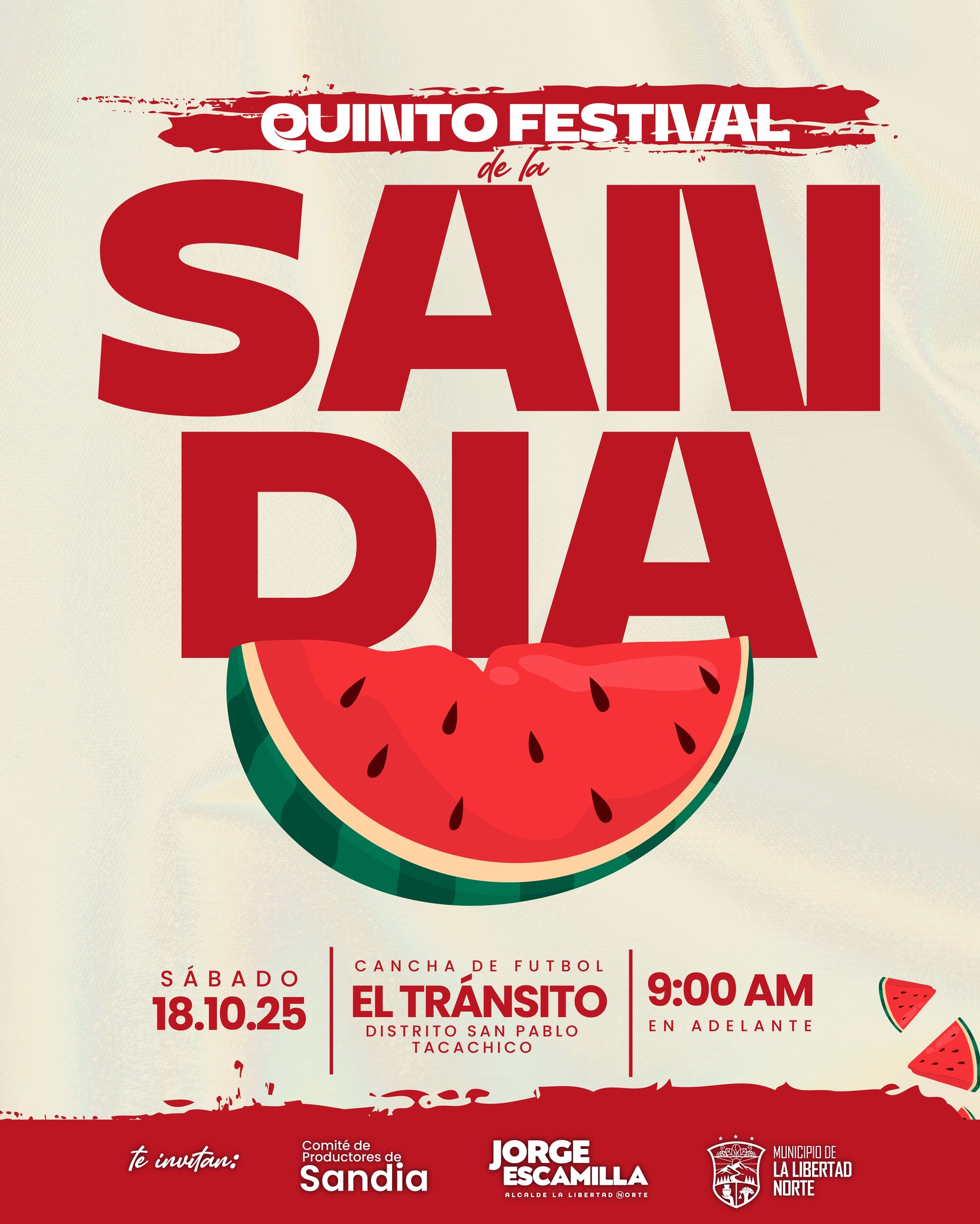 Quinto Festival de la Sandía 🎉 🍉
