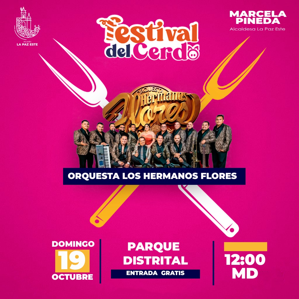 Los Hermanos Flores Orquesta Internacional En El Festiva lDe lCerdo