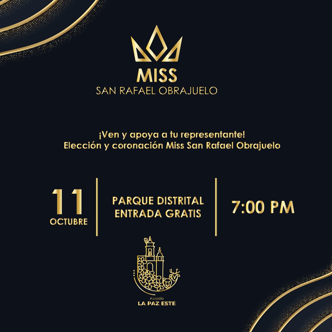 Elección y coronación Miss San Rafael Obrajuelo