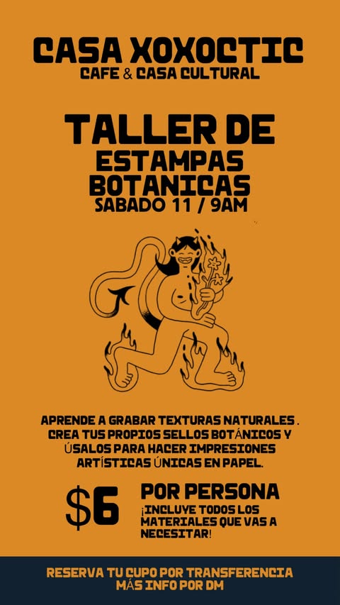 🎨 Taller de Estampas Botánicas 