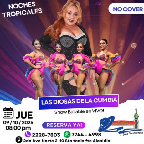 Noches Tropicales Con LAS DIOSAS DE LA CUMBIA