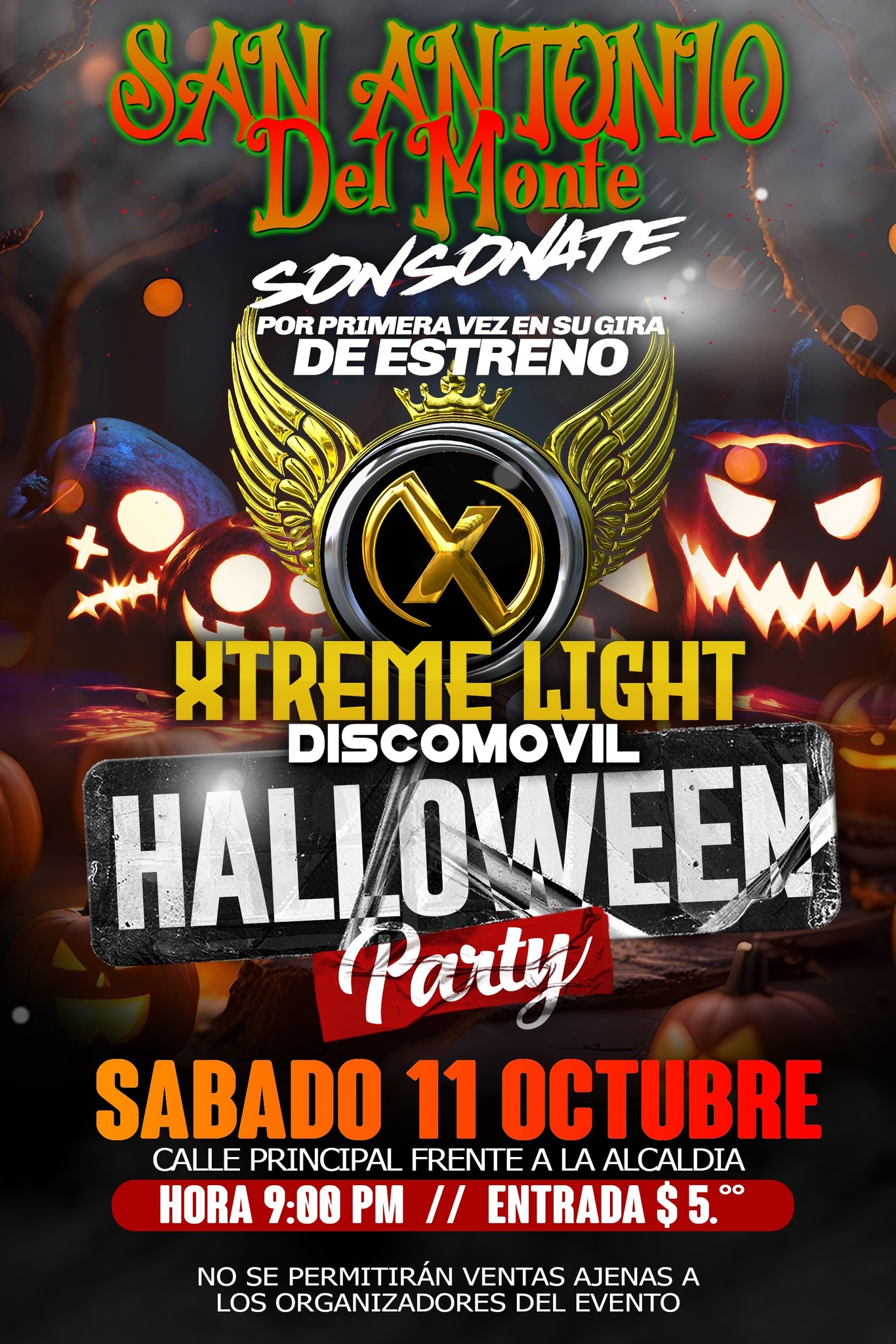 💀 XTREME LIGHT DISCOMÓVIL HALLOWEEN PARTY 💀🕺