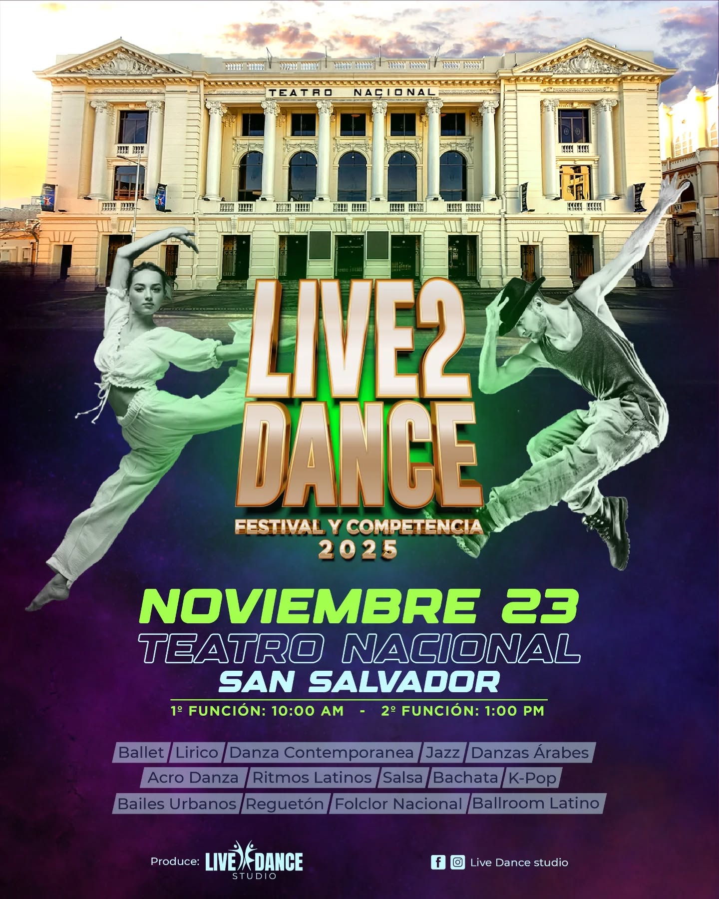 🎭 LIVE2DANCE Festival y Competencia 2025 