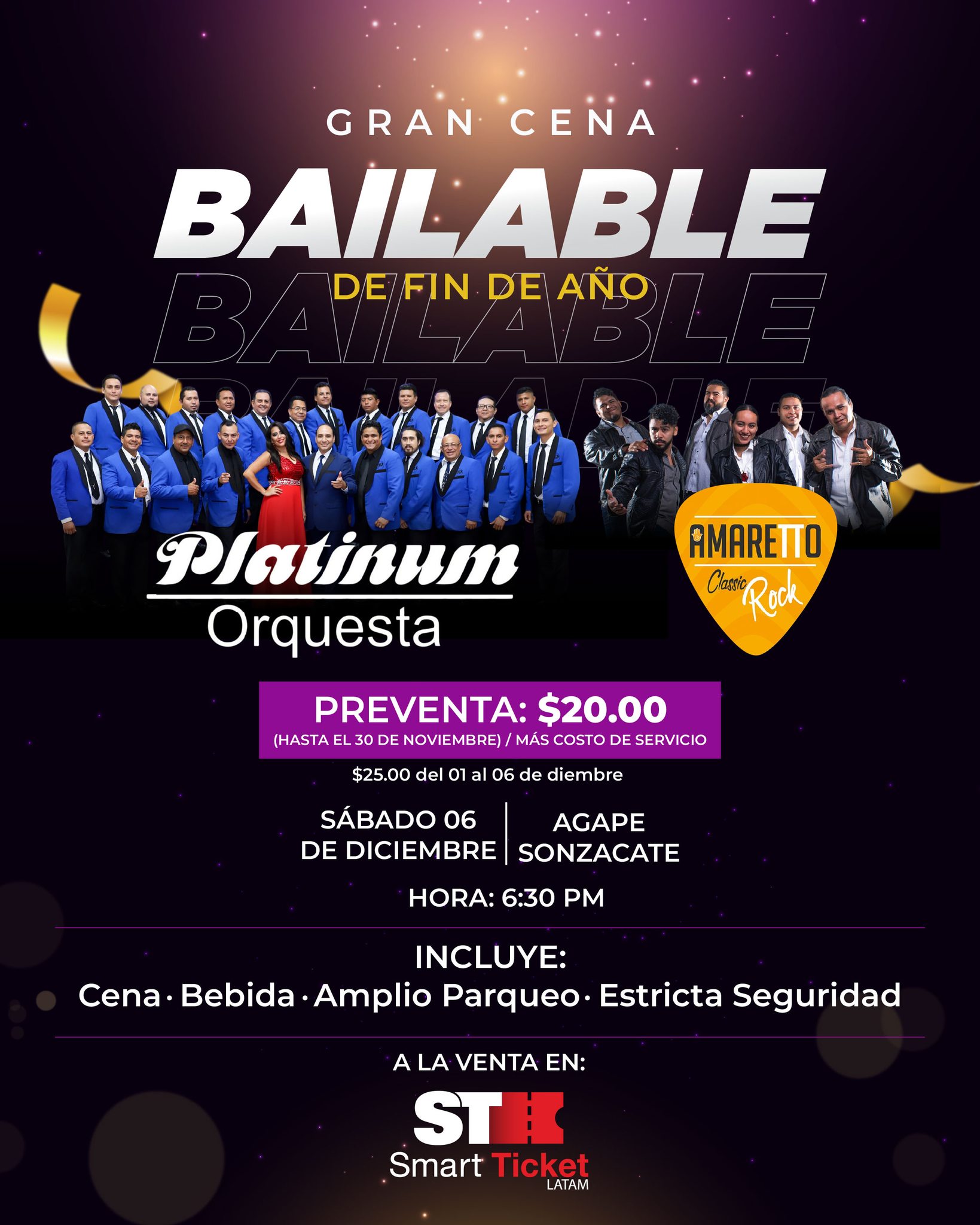 🎉 ¡Gran Cena Bailable de Fin de Año! 🎶