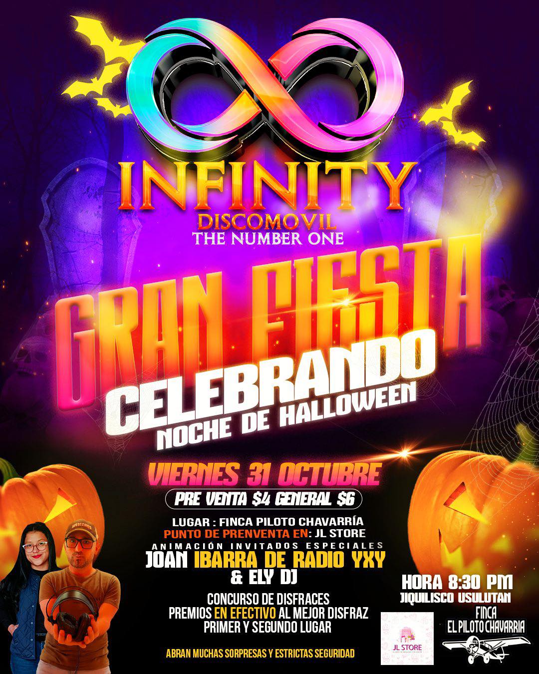 Gran Fiesta Celebrando Noche de Halloween 🕸️ 