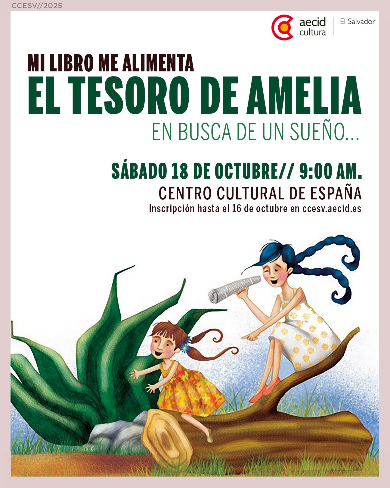 Mi libro me alimenta y descubre junto a ella «El tesoro de Amelia. En busca de un sueño...»