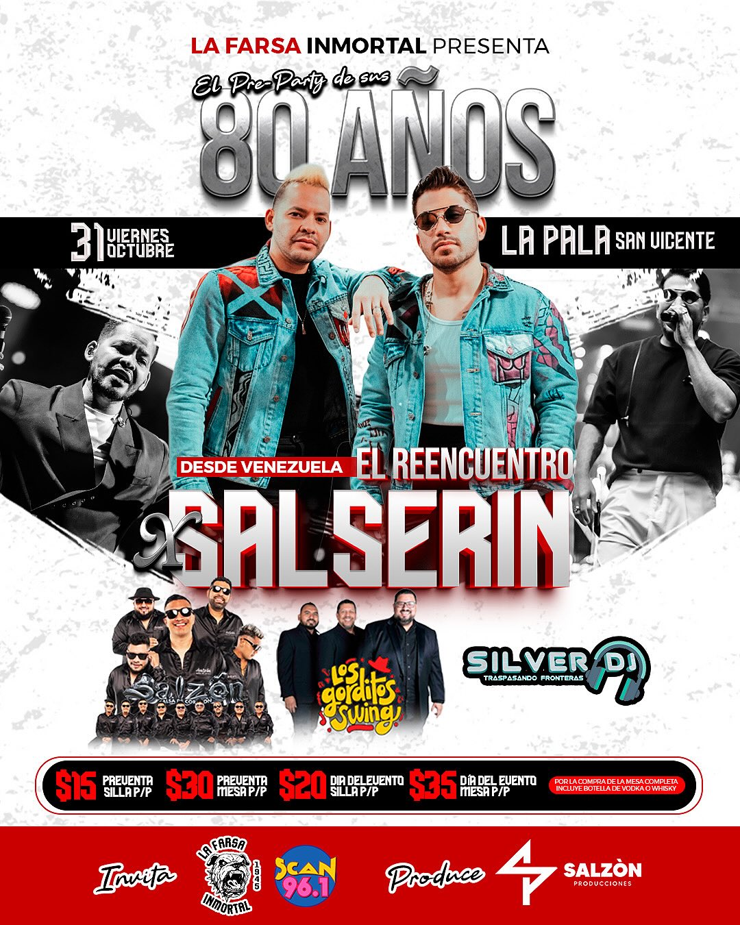 El reencuentro de los ex salserin junto a Salzón 