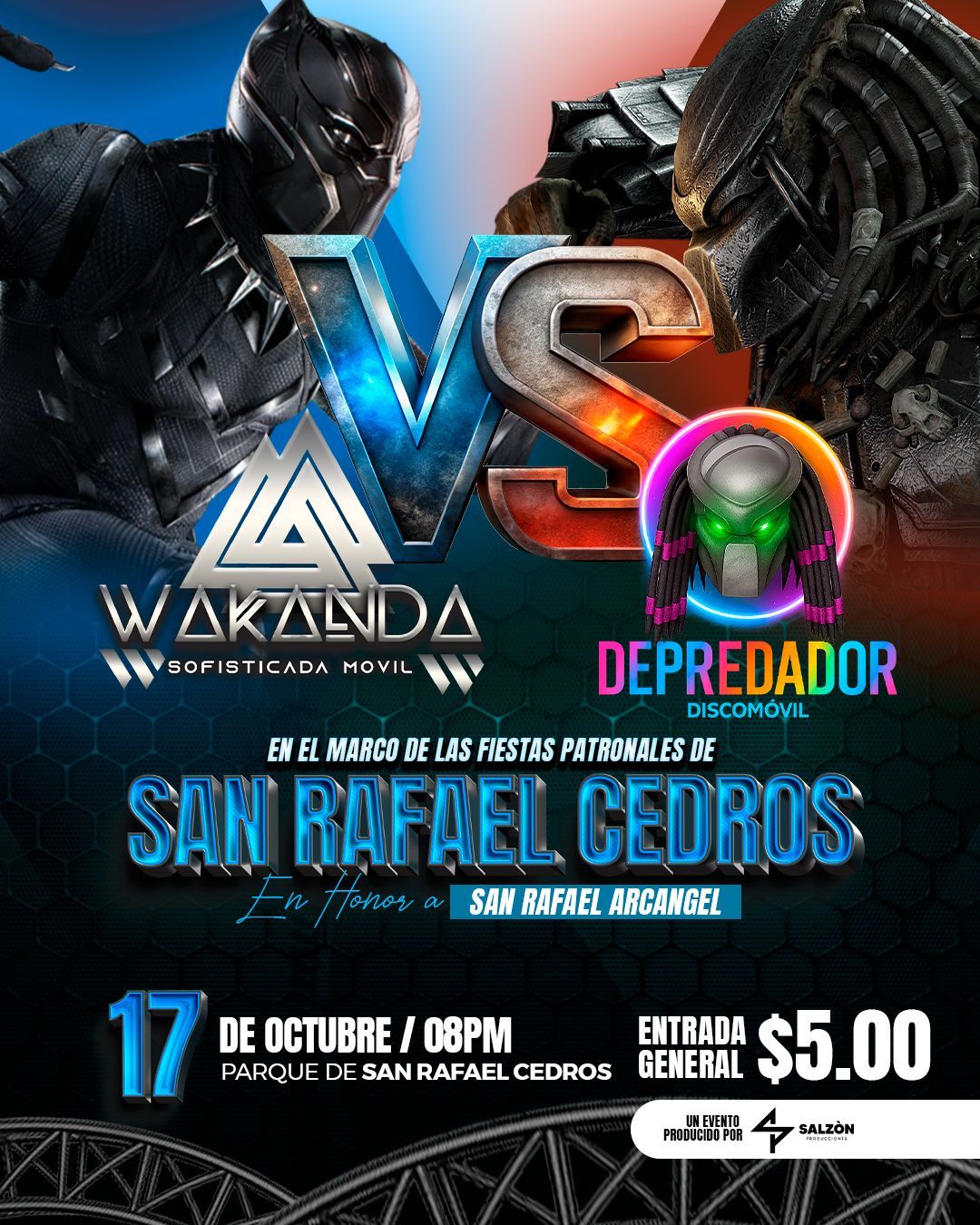 WAKANDA vs  DEPREDADOR Discomóvil