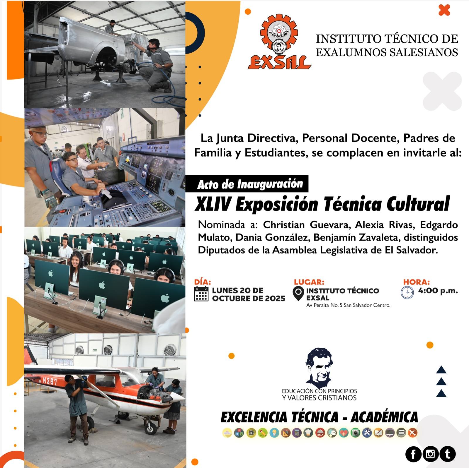 Acto de Inauguración de la XLIV Exposición Técnica Cultural