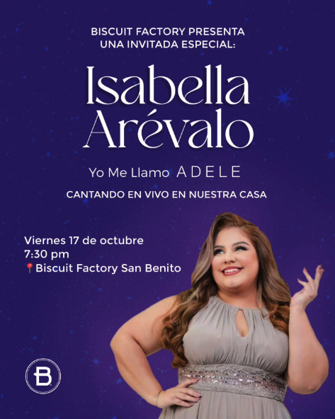 Música En Vivo Por Isabella Arévalo En Biscuit Factory