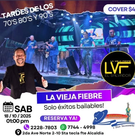 Música en vivo con La Vieja Fiebre