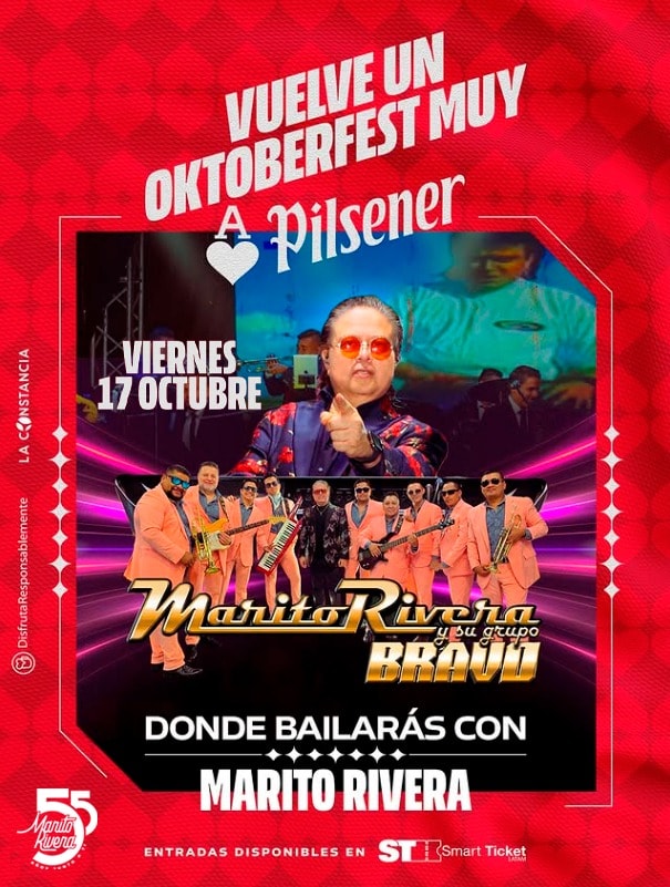 Marito Rivera y su Grupo Bravo En El Oktoberfet De Pilsener