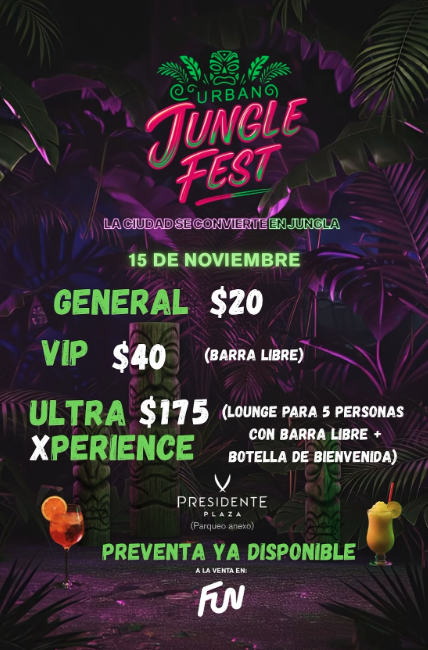 🌴🔥 URBANO JUNGLE FEST 🔥🌴