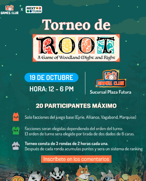 🎲 Torneo de ROOT: El Juego de Poder y Derecho en el Bosque 🌲🦊