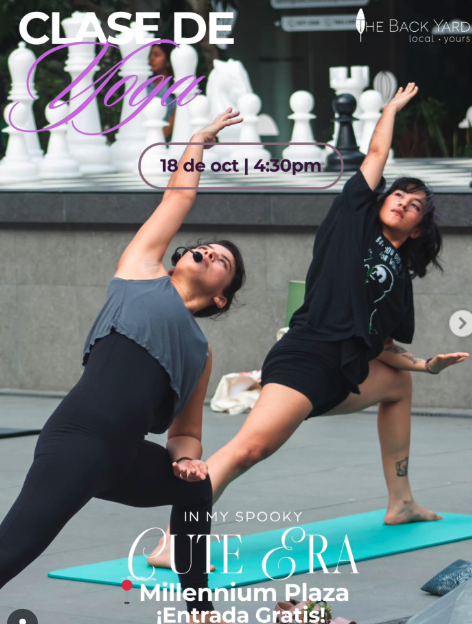 Clase de yoga al aire libre ✨🧘‍♂️