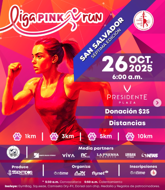 🎀 ¡Corre por una causa! 🎀 Liga Pink Run – 7ª Edición