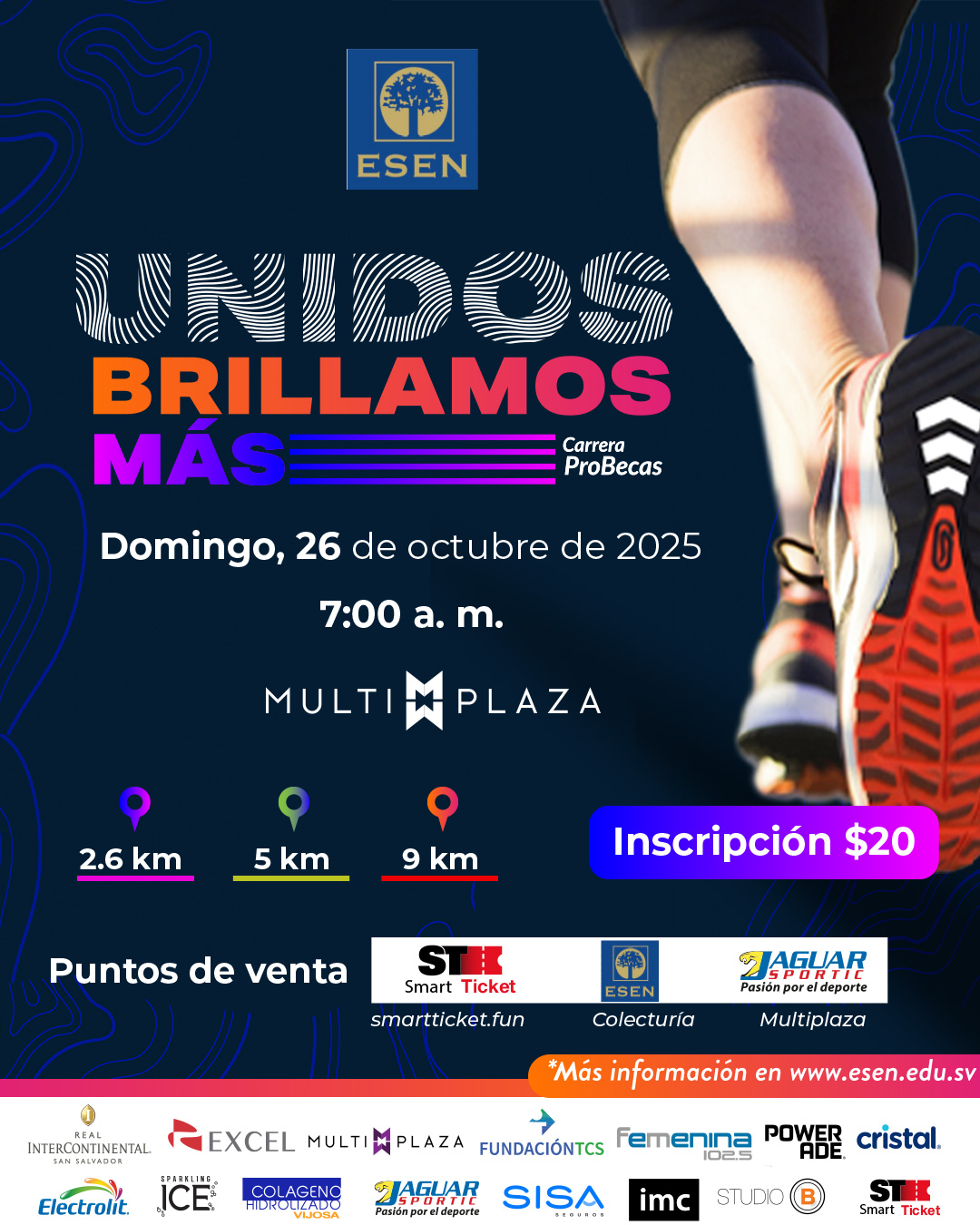 Carrera solidaria "Unidos Brillamos Más" 🏃‍♂️✨