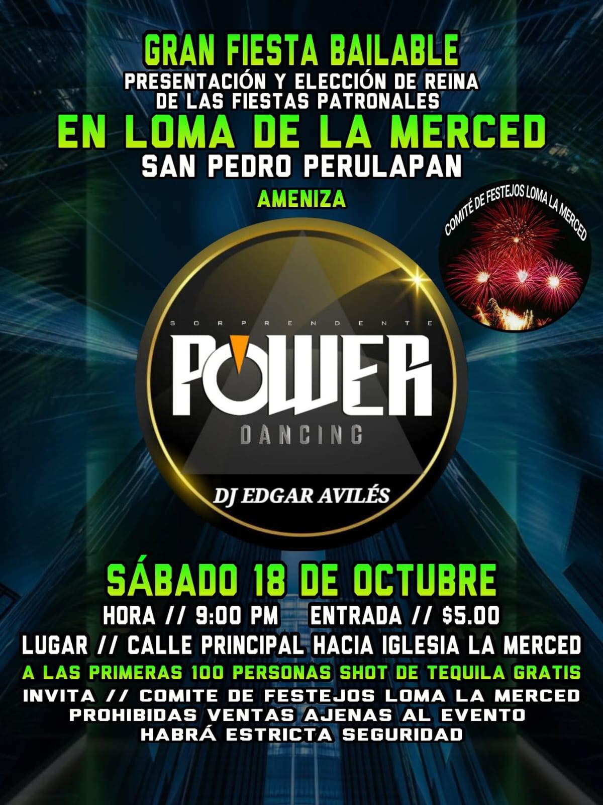 🎉 ¡Gran Fiesta Bailable en Loma de la Merced! 🎉