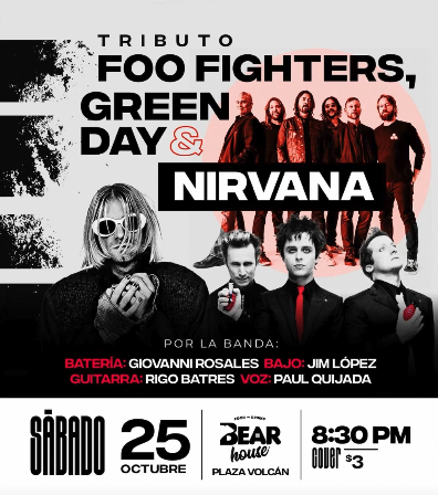 Tributo Foo Fighters, Green Day & Nirvana
