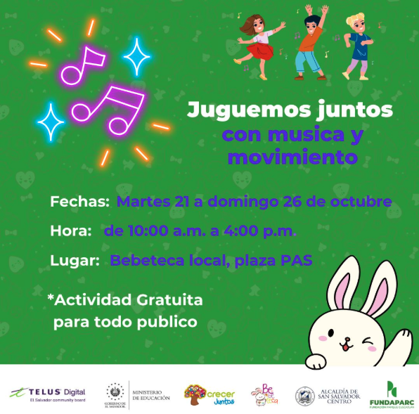 Juguemos juntos con musica y movimiento En La Bebeteca 
