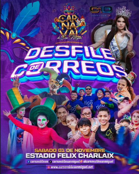 Gran Desfile de Correo, del Carnaval de San Miguel, edici贸n LXVI.