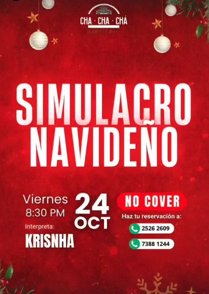 SIMULACRO NAVIDEÑO