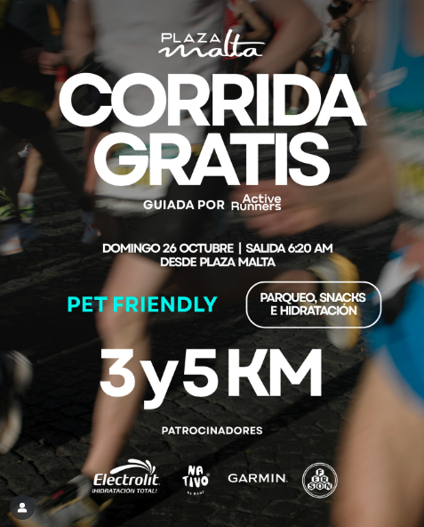 CORRIDA GRATIS EN PLAZA MALTA