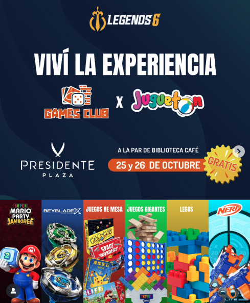 Experencia Legends 6