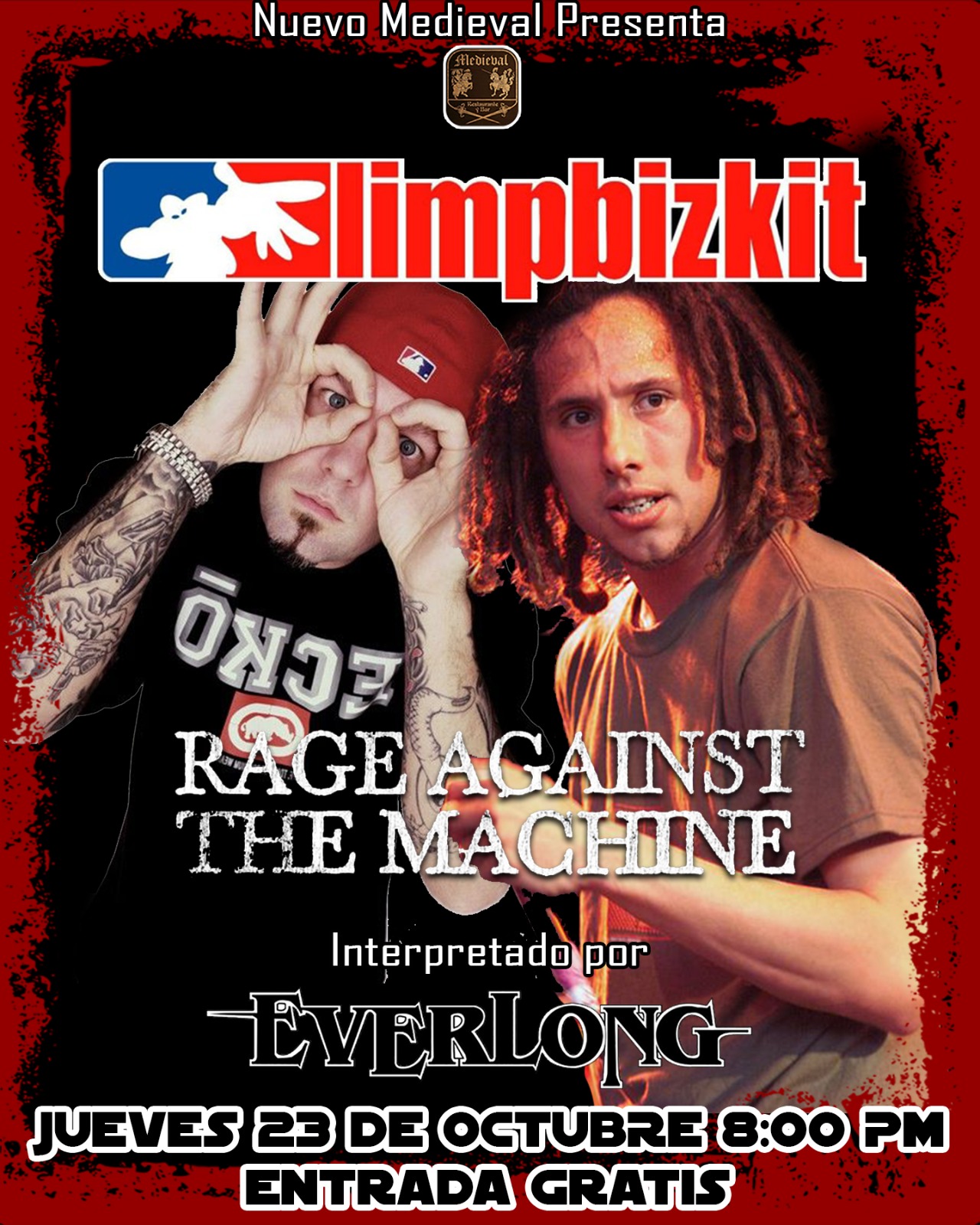 Tributo a Limp Bizkit y Rage Against the Machine 💥