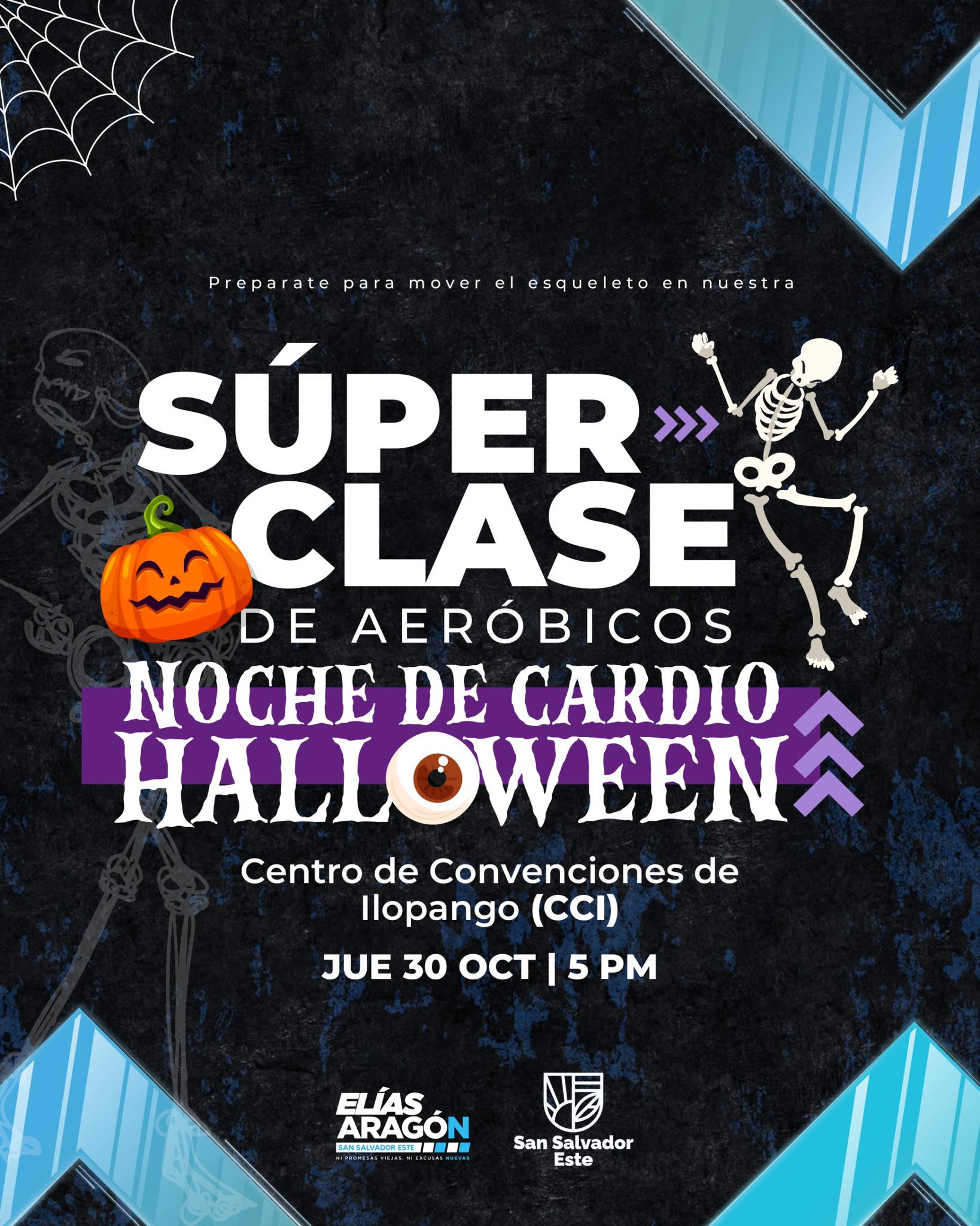 ✨ SÚPER CLASE DE AERÓBICOS: NOCHE DE CARDIO HALLOWEEN ✨ 🕺💀