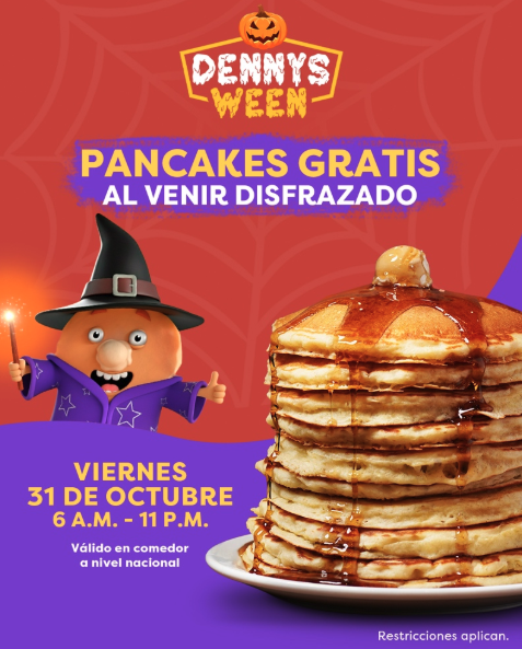 Pancakes Gratis Al Llegar Disfrazado En Dennys