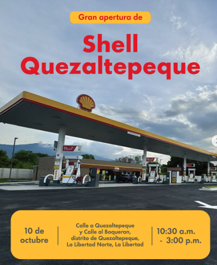 Apertura De Shell Quezaltepeque